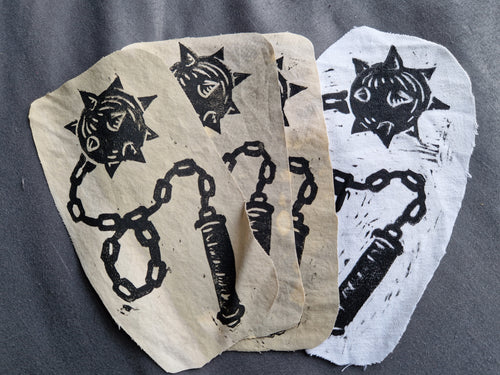Flail sew-on patch