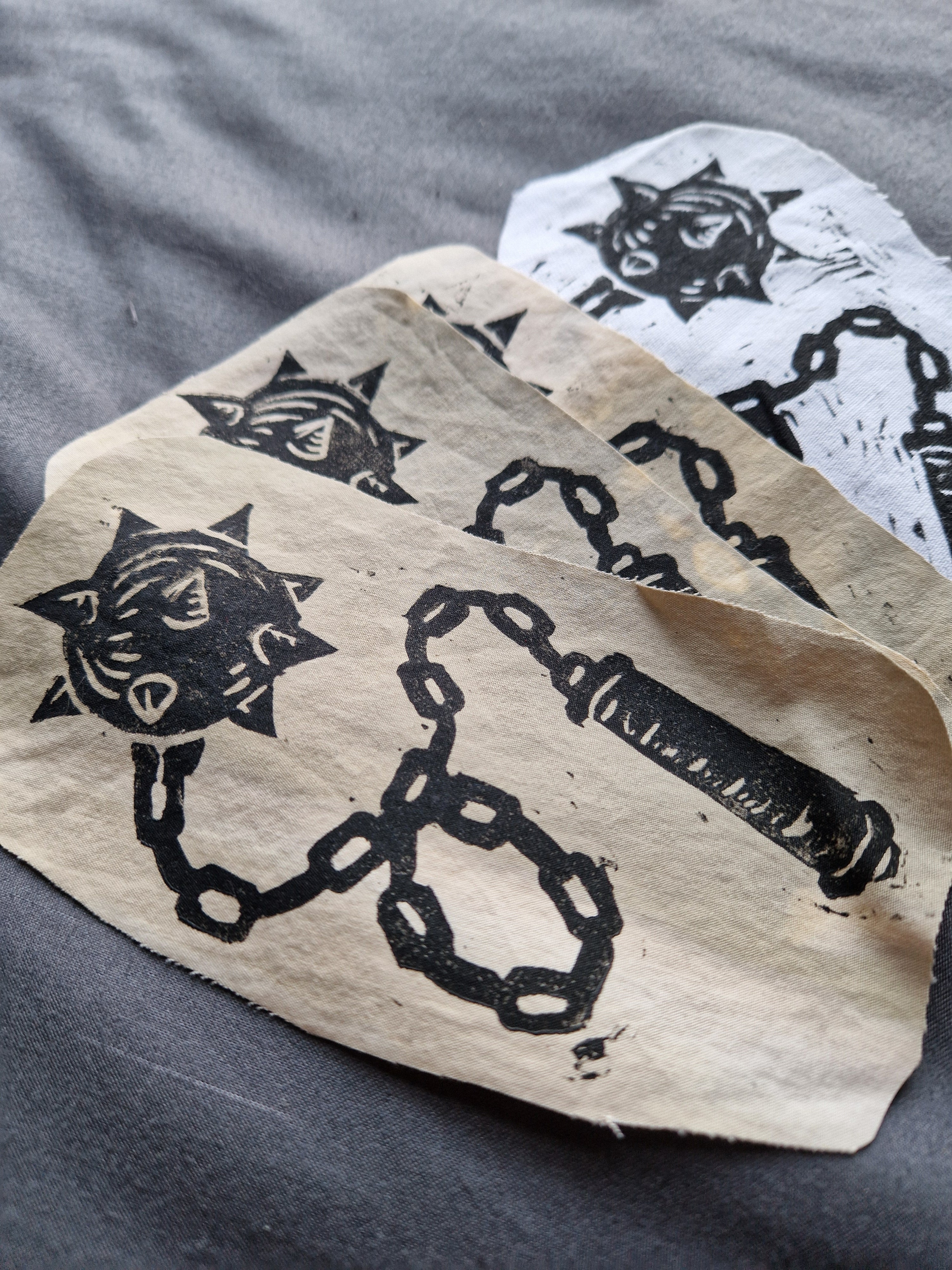 Flail sew-on patch