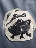 Frog sew-on patch