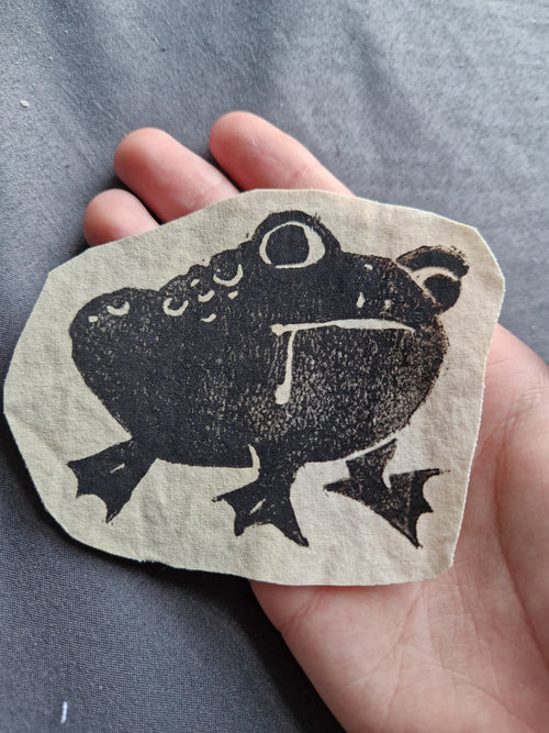 Frog sew-on patch