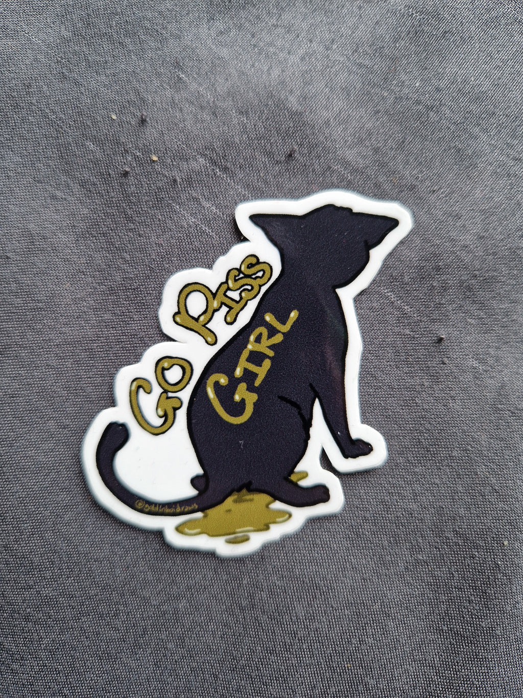 Go Piss Girl - sticker