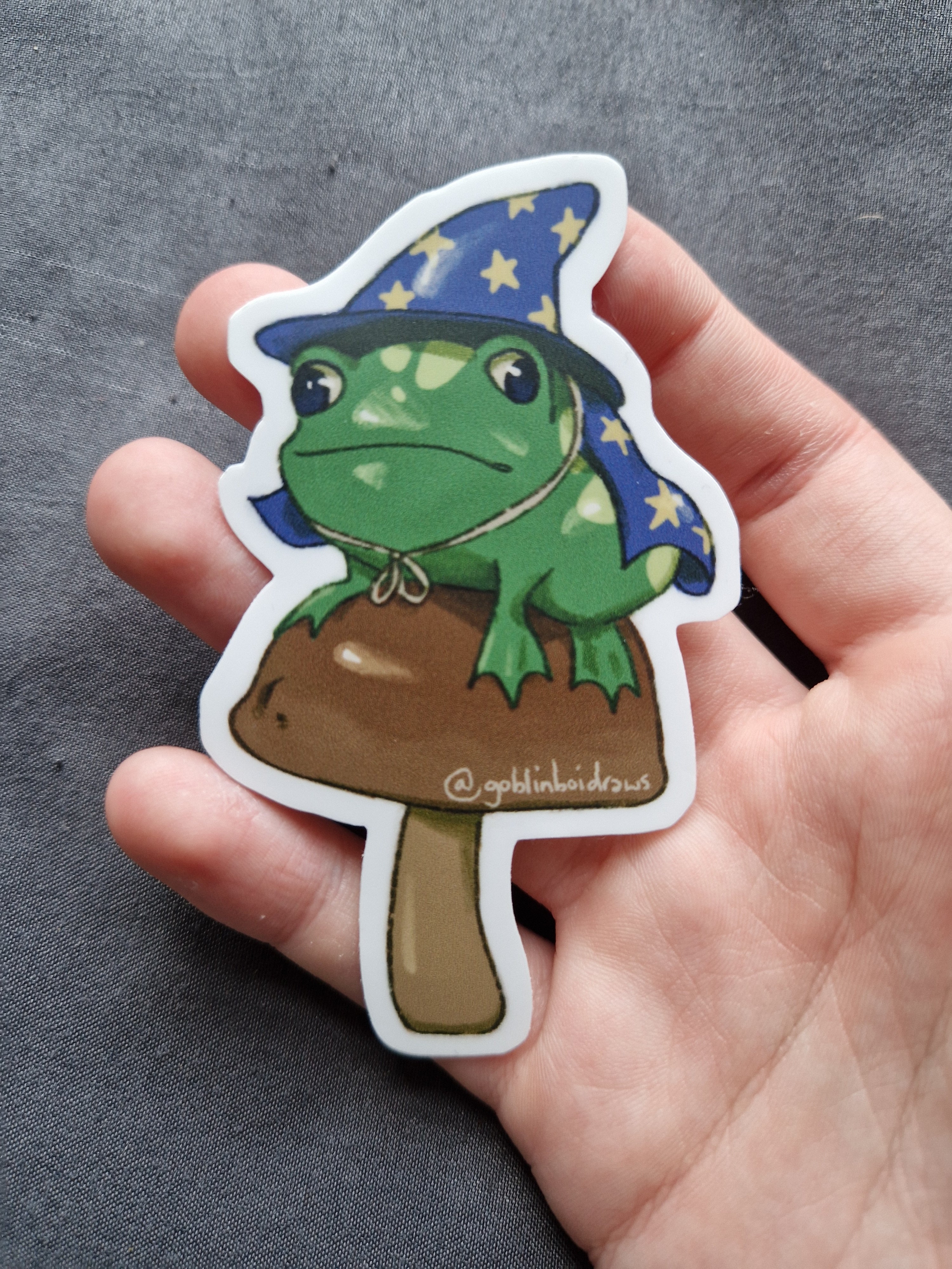 Wizard Frog - sticker