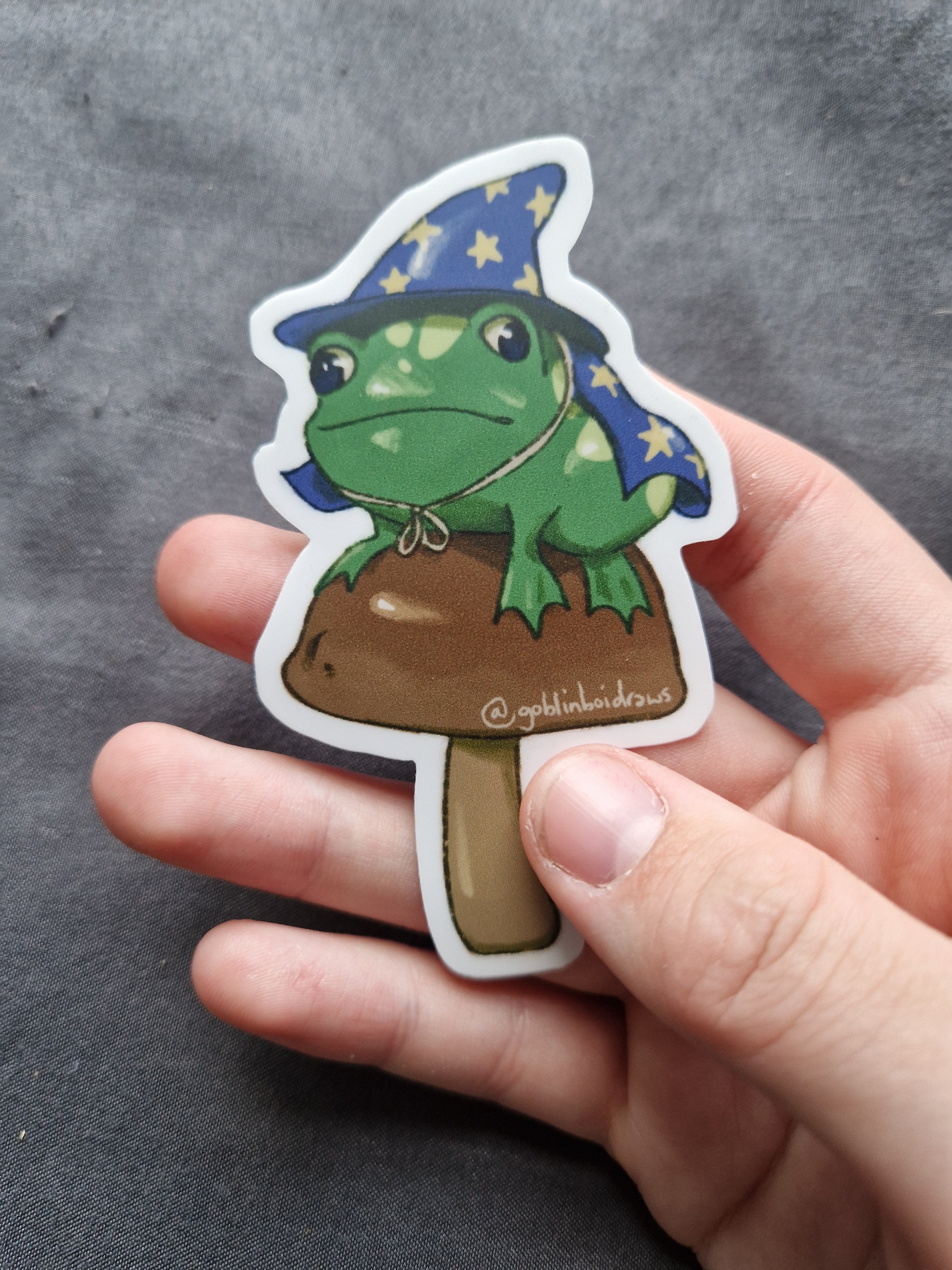 Wizard Frog - sticker